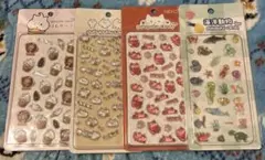 ねこ　たこねこ　はむかっぷ　海洋動物　ぷくぷくキャンディシール