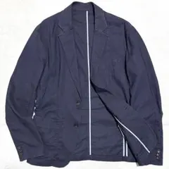 リネン混 L✨ジャーナルスタンダード　サマージャケット　アンコン　テーラード　紺