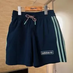美品　adidas 水着 ネイビー 3本ライン　xs