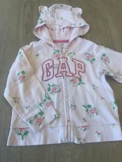 GAP ピンク花柄パーカー&パンツ セットアップ 18-24months