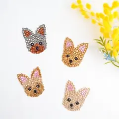 ・☆ヨークシャーテリア☆ ハンドメイド シール ステッカー デコ