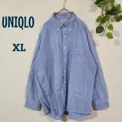 UNIQLO AUTHENTIC ORIGINAL WASH XL ボタンシャツ