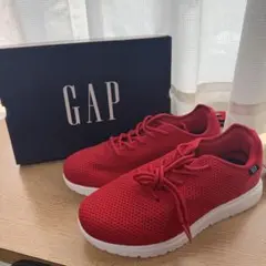 【新品】GAP メッシュスニーカー 軽量レッド25.0cmのサムネイル