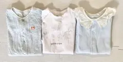 gelato pique ロンパース ボディスーツ コンビミニ 3着セット