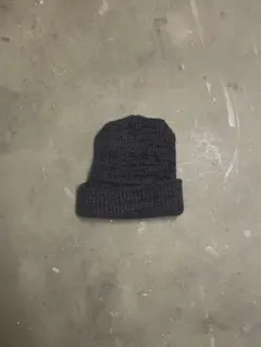 ビーニー 黒 ニット帽　クラッシャーハット　キャップ　unknown