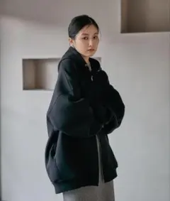 美品 LEPSIM レプシィム パーカー パフエアZIPBIGフーディー