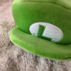 【美品】USJ スーパーマリオブラザーズ ルイージ 帽子 ファンキャップ 被り物