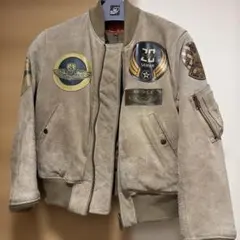 AVIREX フライトジャケット グレー