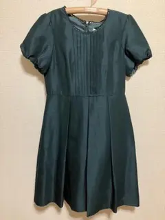 SOUPスープ ワンピース ドレス お呼ばれ 食事会 結婚式 二次会 緑 9