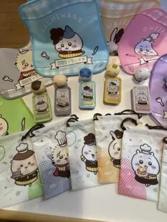 ココスちいかわ第1弾巾着袋・第2弾ハンカチ・第3弾缶ケース第4弾ソフビ全種類