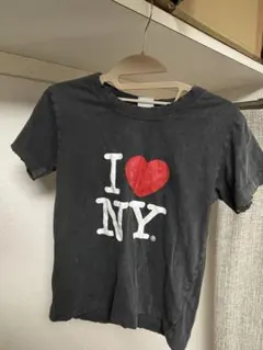I ❤️ NY ダークグレー Tシャツ フリーサイズ MOUSSY