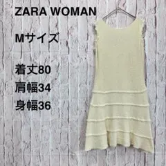 ZARA WOMAN Mサイズ ノースリーブワンピース 夏物