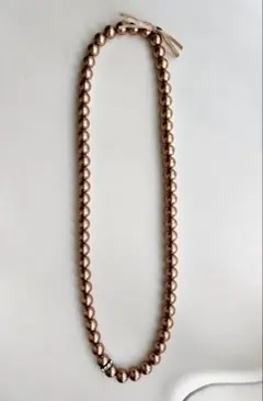 ⭐️ベージュ パール風ビーズ ネックレス