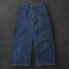 GU トレンド バギー デニム ワイド ブーツ