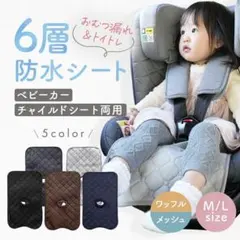 Kirarily 6層防水シート ベビーカー チャイルドシートのサムネイル