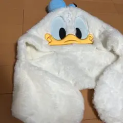 ドナルドダック フリースフード 耳付き