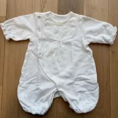 ロンパース　カバーオール　ドレスオール　2wayオール　50 新生児　綿100％