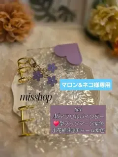 ◆マロン&ネコ様専用◆A6アクリルバインダーset貯金saving家計管理クリア