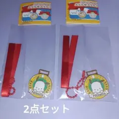 【ポチャッコ】 メダル風メタルチャーム 2点セット