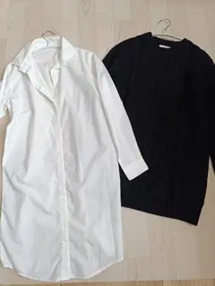 MOUSY シャツ&ウールニットセット