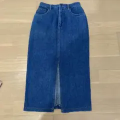 デニムロングタイトスカート ウエスト64〜68