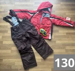 スキーウェア（130センチ）　ゴーグルセット