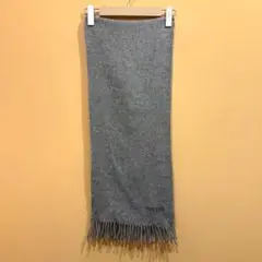 ピンクハウス マフラー グレー ワンポイント ロゴ刺繍