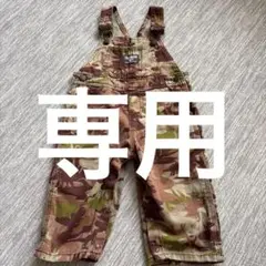 OshKosh オシュコシュ　オーバーオール サロペット　迷彩　カモフラ　恐竜