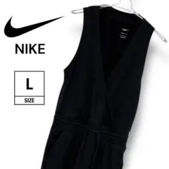 【美品】NIKEナイキ DRY-FIT混 オールインワン 黒