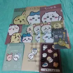 ちいかわ　クリアファイル　カバー付きノート　キャンドゥ　セリア