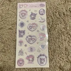 サンリオ すりガラス風シール　マイメロ　くろみ