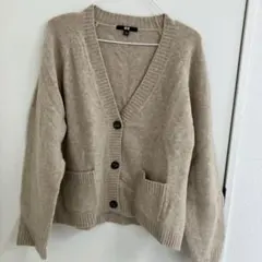 スフレヤーンショートカーディガン　L