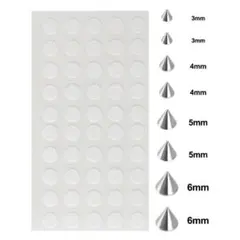 ボディピアス 貼るピアス フェイクピアス ノンホール シルバー　シールピアス