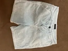 【美品】roshell ロシェル サマーコーデュロイ ハーフパンツ S 水色のサムネイル