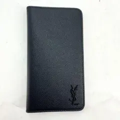 SAINT LAURENT - 【SL】サンローラン YSLロゴ iPhoneＸ/XS 手帳型ケース BK SL】サンローラン YSLロゴ iPhoneX/XS 手帳型ケース BK