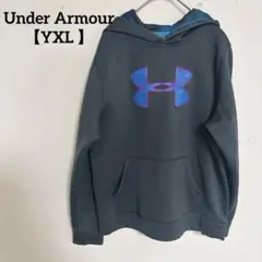 ✨一点限り✨Under Armour 【YXL 】パーカー ブラック/ブルー