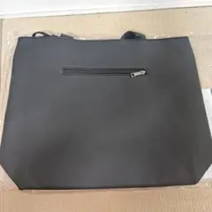 黒い合成皮革トートバッグ 新品未使用