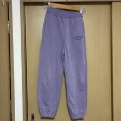 GU スウェットパンツ 紫 パープル キッズSサイズ 男女兼用 長ズボンのサムネイル