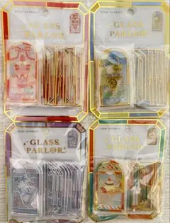 GLASS PARLORグラスパーラー　 クリアステッカー　シール　4種類
