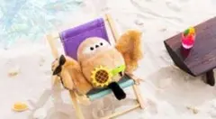 1428】コウペンちゃん 夏の海〜！ 日焼けしちゃった邪エナガさん