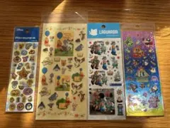 ディズニー・LAGUNASIA キャラクターシール 4枚セット
