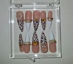 レオパード柄ネイルチップセット&韓国スタイルネイルチップセット♡