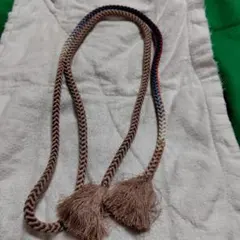 帯締め 房飾り付き ブラウン系