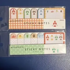 新品未開封　mizutama サンスター文具　STICKY付箋スリム　2点セット