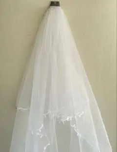 ウエディングベール ロング 4m コーム付き