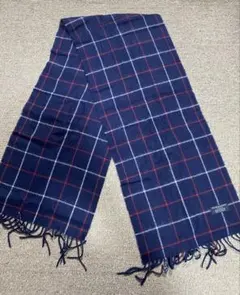 BURBERRY チェック柄 マフラー 100%ラムウールのサムネイル