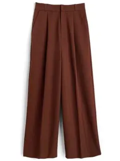 【新品】GRL センタープレスストレートパンツ[ru1268] Mサイズ
