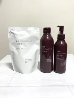 薬用リンクルブライト UV乳液 薬用リンクルブライト化粧水　無印　詰め替えのサムネイル