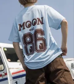 ムーンアイズ MOON 86 スピード ドライ Tシャツ 水色Ｓのサムネイル