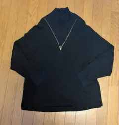 Cullni 18aw ジップニット ブラック